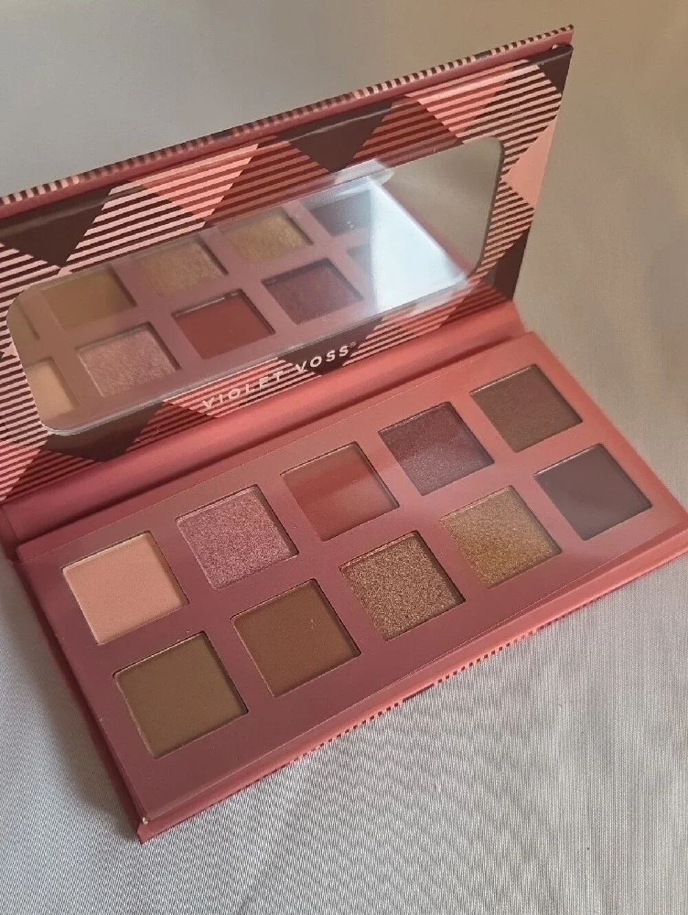 Violet Voss Windflower Eyeshadow Palette - Pink and Burgundy Floral Design
